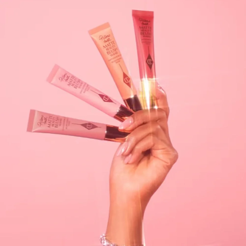 Charlotte Tilbury Matte Beauty Blush Wand Pillow Talk Dream Pop liquid blush